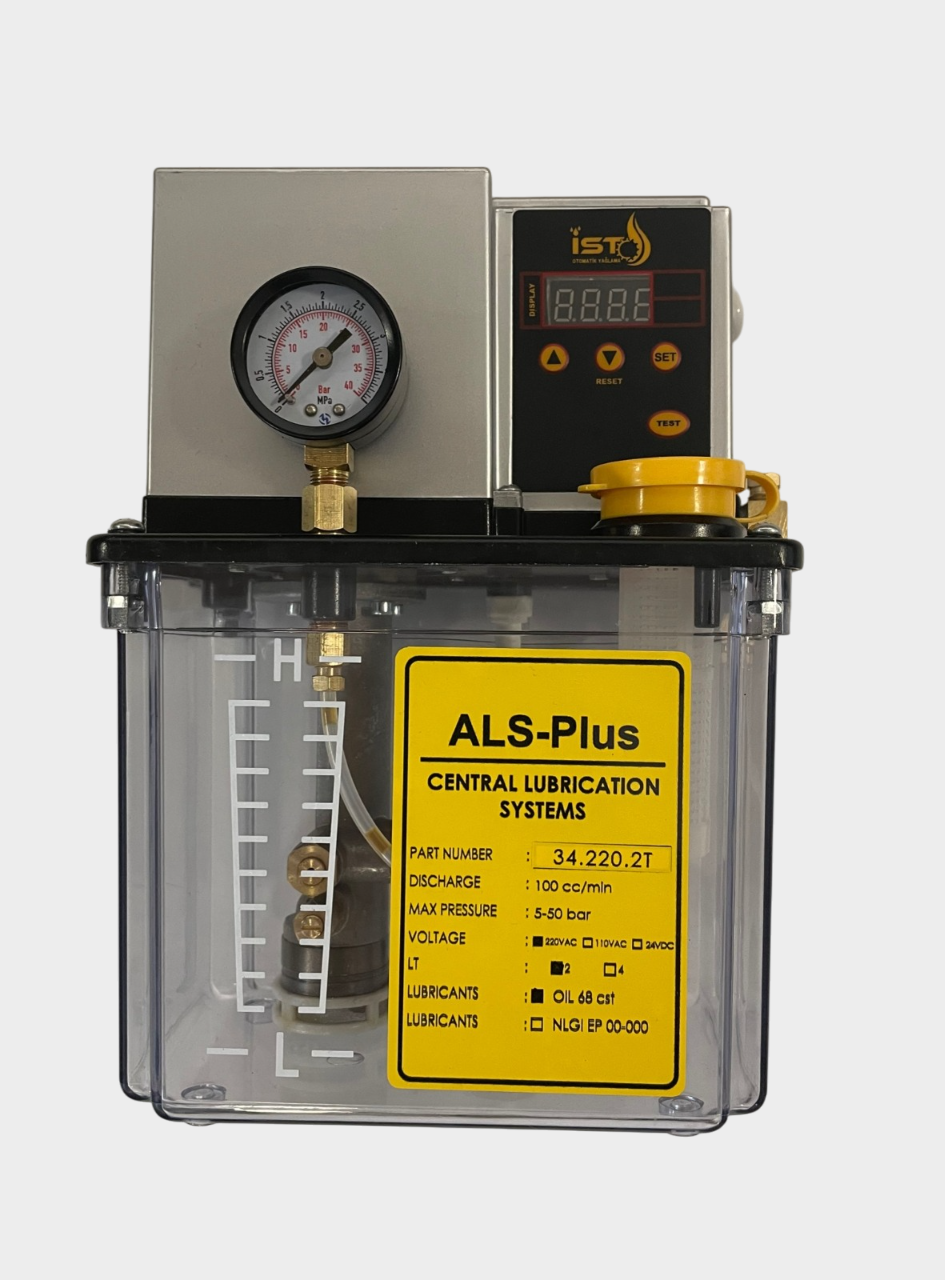 ALS-PLUS 2 LİTRE HAZNELİ  DAK./100CC  DİJİTAL TIMER KONTROLLÜ SIVI YAĞ POMPASI